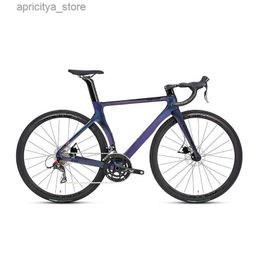 Bikes 2024 Newest Twitter Road Bike T8 Carbon Fibre Frame Light Road Bicyc New Design Cycling for men sport bike L48