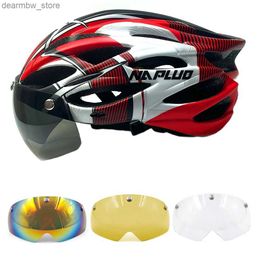 Cycling Caps Masks Road Cycling Helmet Mtb Mountain Ultralight Bicycle Led Helmet for Men Women Visored Bicycle Helmet Casco Accesorios L54-62CM L48