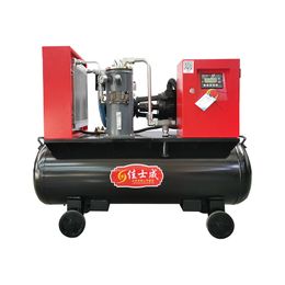 Mobile screw air compressor, integrated low-noise power frequency air compressor, special screw machine for real stone paint