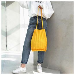 Bag Fashion Collapsible Canvas Shoulder Eco Reusable Shopping Bags Large Capacity Students Books Folds Tote For Girls Brand
