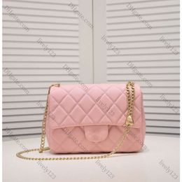 2024 Women Lambskin Golden Globe Mini Flap Bags Diamond Quilted Gold Metal Chain Shoulder Crossbody Purse French Designer Luxuries Ladies Handbags Wallets