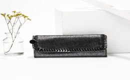 Fashion Women Purse Stella Mccartney Long Sqaure Hasp Lady Wallet Soft PVC Leather Bag 10235876119