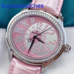 AP Pilot Wrist Watch Womens Watch Manual Mechanical Precision Steel Diamond Watch 77301ST.ZZ.D602CR.01