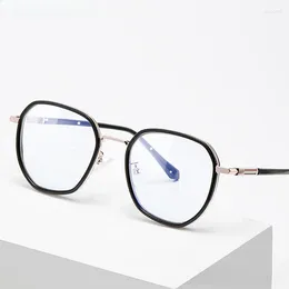 Sunglasses Frames Women Blue Light Blocking Glasses Simple TR90 Metal Eyeglasses Frame CR39 Prescription Optical Myopia Reading Eyewear