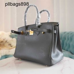 Handmade 7a Handbag Bikns Genuine Leather Leather Graphite Grey BK30 Pack Uncle Wax OfflineE29F