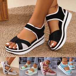 Sandals Women's Casual Slope Bottom Roman Shoes Summer Fashion Ladies Size 12 Womens