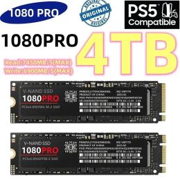 Enclosure 4TB SSD1080 PRO Original Brand SSD M2 2280 PCIe 4.0 NVME/NGFF Read 14000MB/S Solid State Hard Disc For Desktop/PC/PS5/PS5 Game