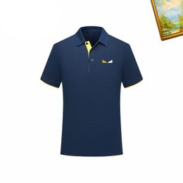 polos T-shirt bag bugs eyes short sleeve designer summer 2024 new polo shirt high-end casual fashion men's lapel sleeve cotton M-3XL