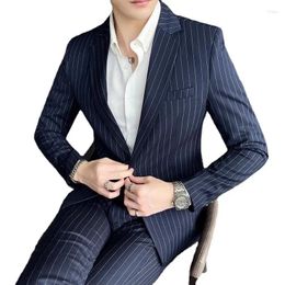 Men's Suits S-5XL (suit Trousers) High-quality Suit Business Professional Youth Casual Office Worker Formal Dress Two-piece