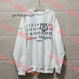 Uomo designer maglione con cappuccio con cappuccio margelie margiela da donna plorover alla moda margiea longsleeve vestiti di marca di alta qualità US TIME 481