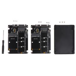 Enclosure NGFF To SATA 3 External HDD Enclosure MSATA SSD Adapter M.2 SATA Protocol Adapter Board