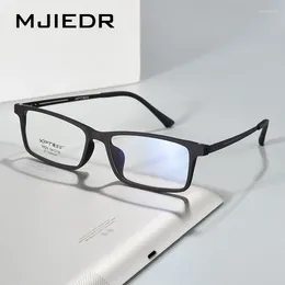 Sunglasses Frames MJIEDR Optical Eyeglasses Frame For Men And Women Titanium Flexible Legs With TR-90 Plastic Front Rim Eyewear Spectacles