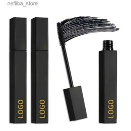 Mascara Private Label Mascara Custom Bulk Black Square Tube Lengthening Non-smudge Volumizing Waterproof Fast-Dry Long-lasting Makeup L410