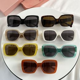 Women Sunglasses Side Letter Style Square Frames With Box 26406