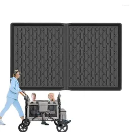 Stroller Parts All Weather Mats TPE Silicone Mat For 2 Seater Folding Protective Floor Cart To Protect From