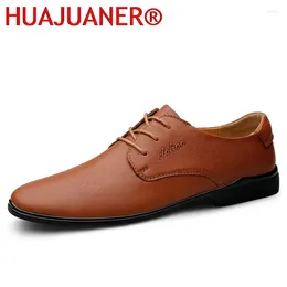 Casual Shoes Men's Genuine Leather Oxford Men Soft Driving Flats Anti-slip Rubber Loafers Man Handmade Formal Footwear