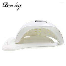 Nail Dryers Wholesale- Dmoley 48W UV LED Lamp Dryer SUN5 With LCD Display Auto Sensor Manicure Machine For Curing Gel Polish 2 Mode