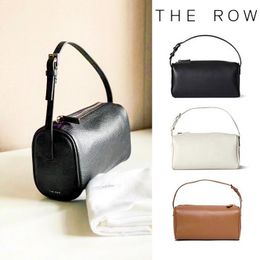 Luxury The row 90s lunch Designers makeup bag Tote Womens High quality leather make up Fashion handbag clutch Bag mens vanity CrosBody Shoulder Even toiletry Bags