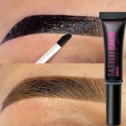 Enhancers Waterproof Peel Off Eyebrow Gel SemiPermanent Eye Brow Enhancer Tattoo Tint Longlasting Black Brown Dye Eyebrow Cream Cosmetic