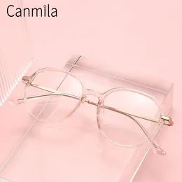 Sunglasses Frames Acetate Titanium Glasses Frame Men Women Vintage Simple Round Prescription Eyeglasses Myopia Optical Spectacles Eyewear