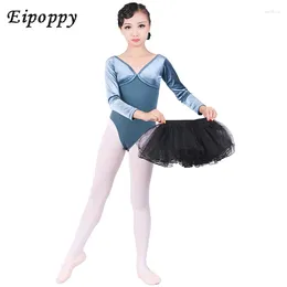 Stage Wear Dance Girl Children's Clothes Autumn Practice Long-Sleeved Competition Performance Pettiskirt Ballet