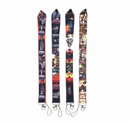 Cell Phone Straps Charms Whole 20pcs Cartoon Anime Japan Attack on Titan lanyard strap Key Chain ID card hang rope Sling Nec7349488