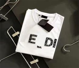 2023 Luxury Mens Designer T Shirt Black White Embroidered Letter Printing Cotton Short Sleeves Selling Highend Brand Clothing Asi6019345