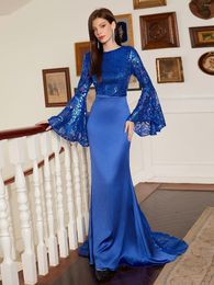 Party Dresses Sexy Mermaid Dress DIY Elegant Glamorous Sparkling Blue Pattern Star