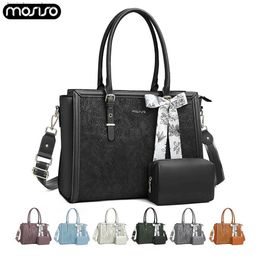 Other Computer Accessories Laptop Bag for Women Luxury PU Leather Tote Bag for 15.6 16 17.3 inch MacBook Asus HP Dell Notebook Shoulder Messenger Handbag Y240418