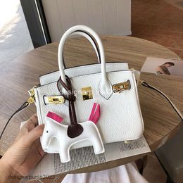 Designer Classic Girl Bags Totes Summer Crossbody Bag Mini Cutie Tote Litchi Handbag Lady Women's Leather Small Cross Shoulder 20cm 25KB