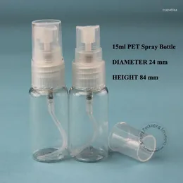 Storage Bottles 30pcs/Lot 15ml PET Perfume Bottle Atomizing Spray Packaging Women Plastic Cosmetic Container Transparent Sprayer