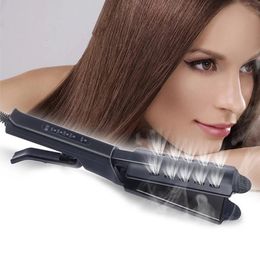 Professional Flat Iron Hair Straightener Plate 2 in 1 240411