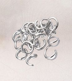 1000pcslot Gold silver Stainless Steel Open Jump Rings 4568mm Split Rings Connectors for DIY Ewelry Findings Making6580766