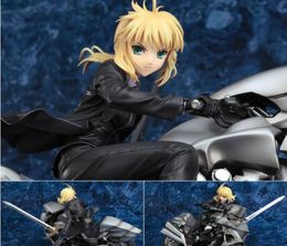Anime Fatestay night Saber Motorcycle Boxed Figure 1629CM017431984