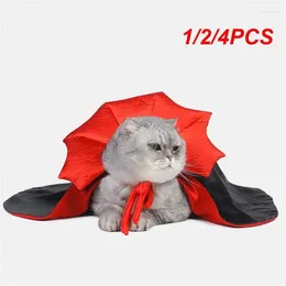 Cat Costumes 1/2/4PCS Pet Cape Hat Dress Clothing Role Play Gifts Lovely Vampire Cute Puppy Costume Clothes