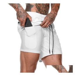 Mens Shorts New S Designer Summer Beach Fitness Bodybuilding Breathable Quick Drying Short Gyms Men Casual Joggers Knee Leng 3Xl Drop Otote