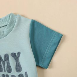 Clothing Sets Toddler Boy Girl Preschool Outfit 2T 3T 4T 5T 6T Short Sleeve T-Shirt Top Casual Shorts Set Boys Summer Clothes