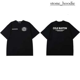 Cole Buxton High Quality Designer Men's T-shirt Summer Loose Cole Buxton T Shirt Men Women Luxury Fashion Classic Slogan Print Top Tee with Cole Tag 3623