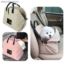 Dog Carrier Do Cats Car Seat Protector Ba Portable Soft fabric Do cat Carrier Bas for Dos Cats Travel Warm Shoulder Ba Do Supplies L49