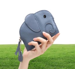 HBP women fashion Elephant Mini Creativity girls Coin Purse for Girl Cute 8 colors wallets with box1654536