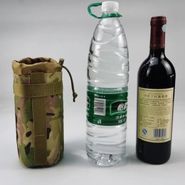 new 2024 1 pcs Tactical outdoor climbing water bottle bag waist storage water cup 2 Litres with bagoutdoor climbing storage bagoutdoor