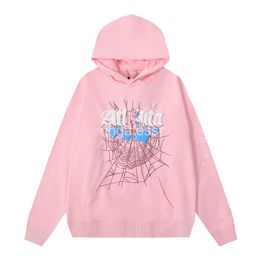 Mens Designer Spder Hoodie Pink Fog Hoodie Hoody Tracksuit Sweater Sweatshirt Young Thug 555555 Angel Hoodies High Quality Y2k Pullovers Cotton Clothing GOC9