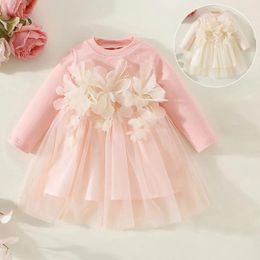 Girl Dresses Baby Dress Party For Girls Mesh Birthday Princess Wedding Lace Christening Gown White Baptism Clothing