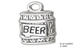 2021 Zinc alloy Bottle of Beer Floating Charms DIY Drink Jewelry Making Accesory2799734