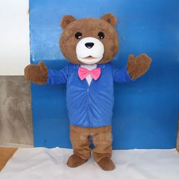 Cute Teddy Bear Mascot Costume Top Cartoon Anime theme character Carnival Unisex Adults Size Christmas Birthday Party Outdoor