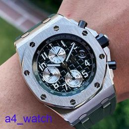 Fashion AP Wrist Watch Royal Oak Offshore Series Watch 42mm Diameter Automatic Mechanical Fashion Leisure Men's Timepiece 26238TI.OO.A056CA.01 Army Green