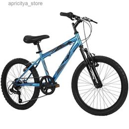 Bicicletas Kids Hardtail Mountain Bike for Boys Stone Mountain 20 polegadas 6 velocidades Cian metálicas (73808) L48