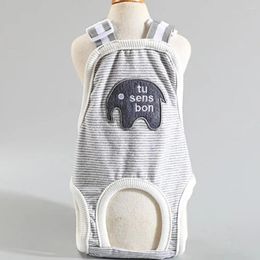 Dog Apparel Functional Pet Menstrual Pants Leak-proof Diaper Comfortable Pee Mat Cute Elephant Print Menstruation Brief