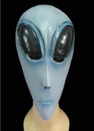 Funny Adult Unisex Creepy UFO Big Eye Alien Latex Head Mask Halloween Party Cosplay Carnival Theatre Costume Ball MASK9298308