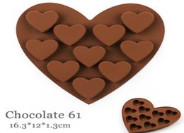 Baking Moulds 101525 Holes 3d Small Love Heart Sile Cake Mould Diy Baking Jelly Candy Chocolate Soap Moulds Fondant Cake Decorati3040158